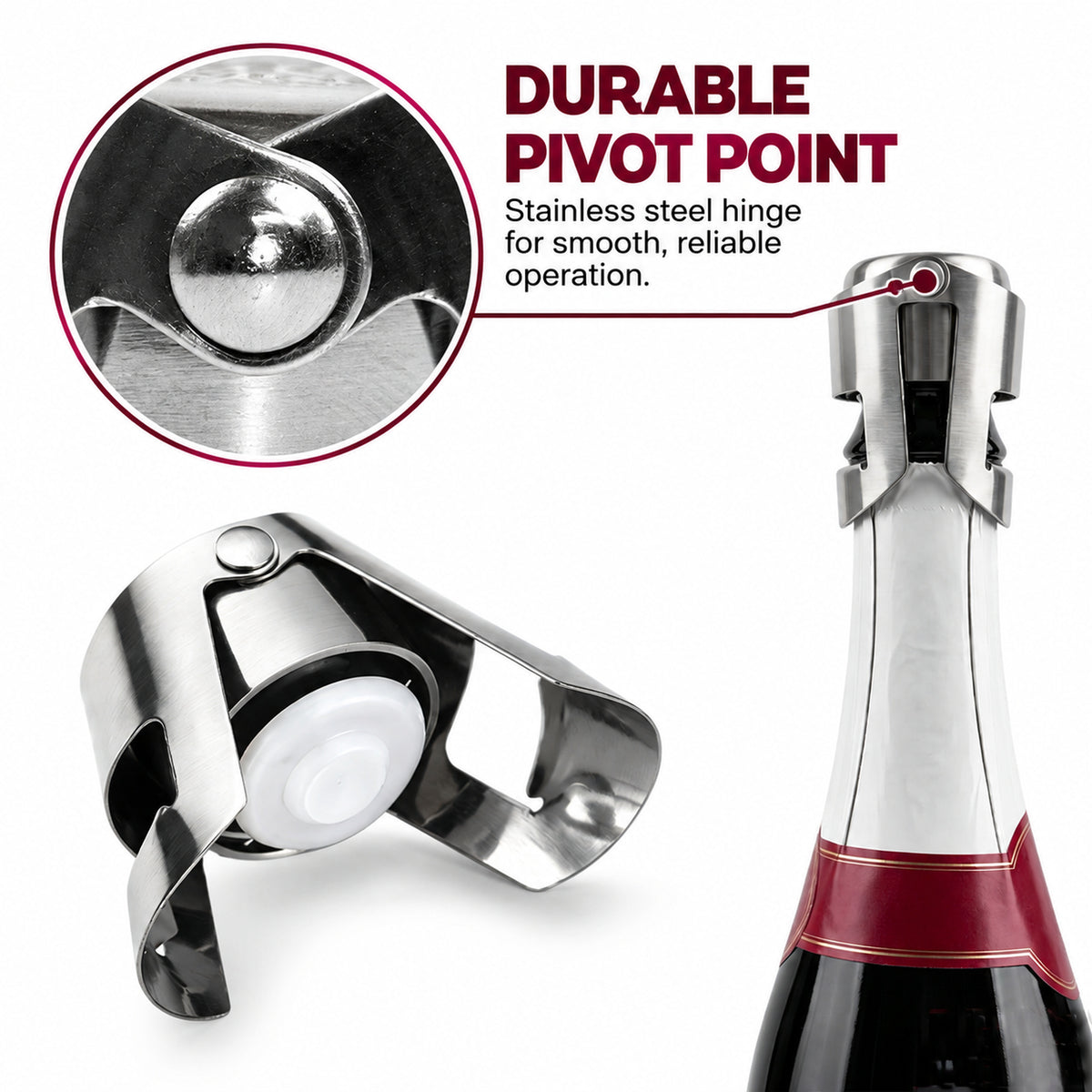 CHAMPAGNE BOTTLE STOPPER
