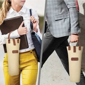 SINGLE WINE TOTE - Beige
