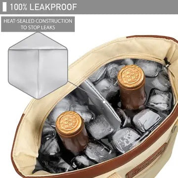 WINE TOTE - Beige