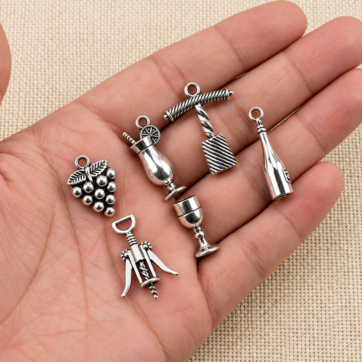 WINE GLASS CHARMS