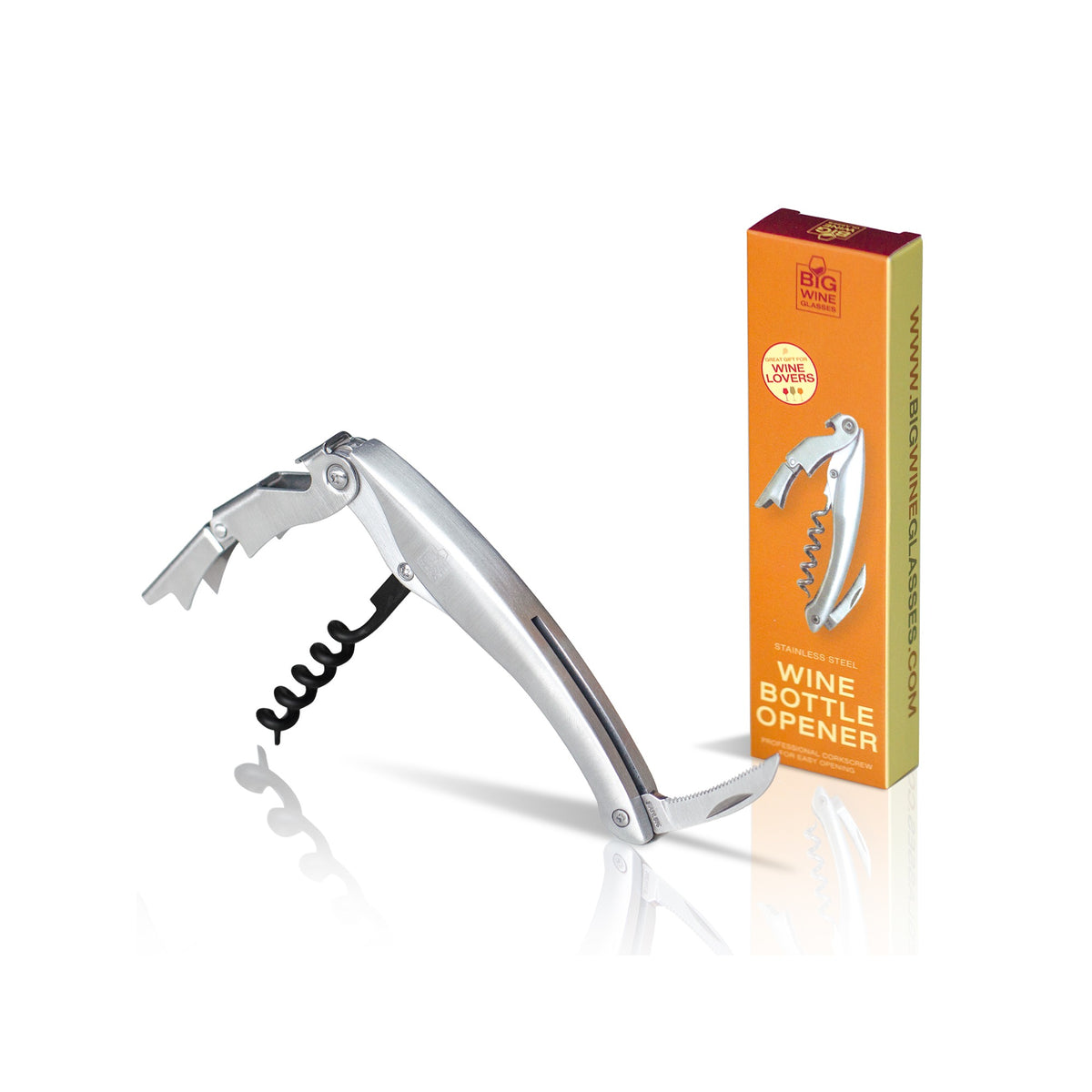 STAINLESS STEEL WINE OPENER
