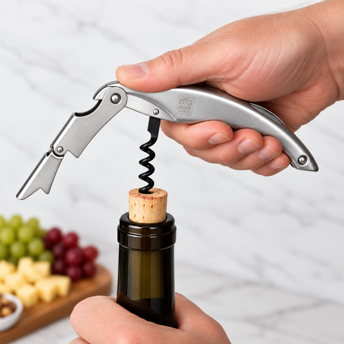 STAINLESS STEEL WINE OPENER