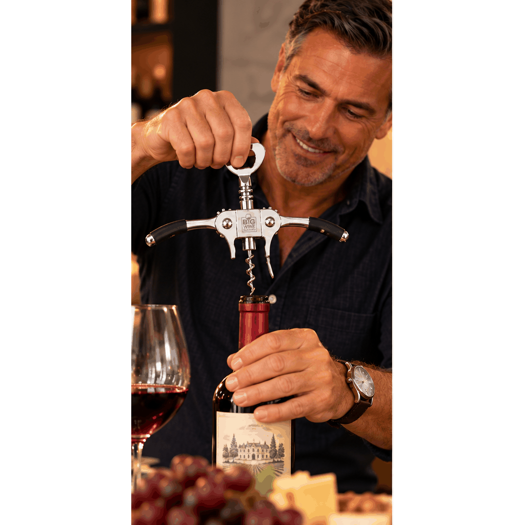 THE WINGMAN CORKSCREW + BOTTLE OPENER