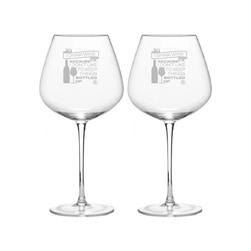 "I Drink Wine Because I Don’t Like to Keep Things Bottled Up”