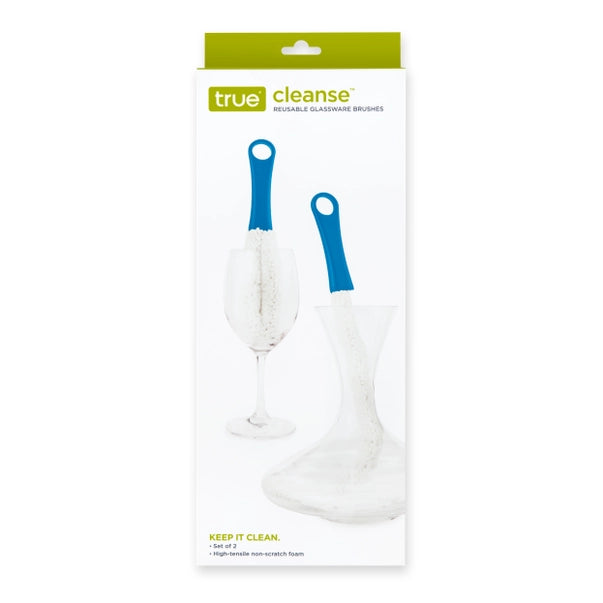 FOAM GLASSWARE CLEANING BRUSHES - Reusable