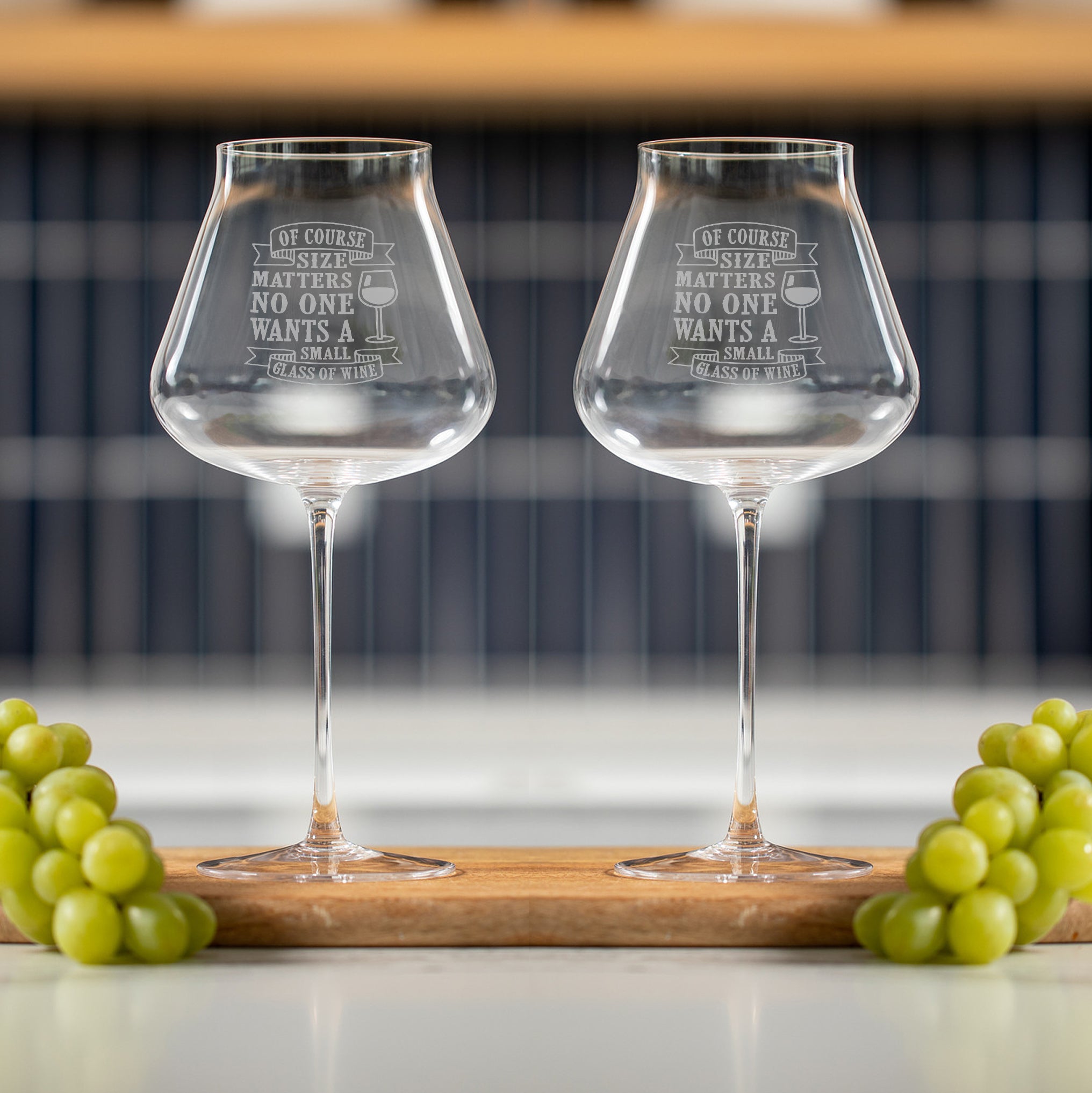 "Of Course Size Matters; No One Wants A Small Glass of Wine"