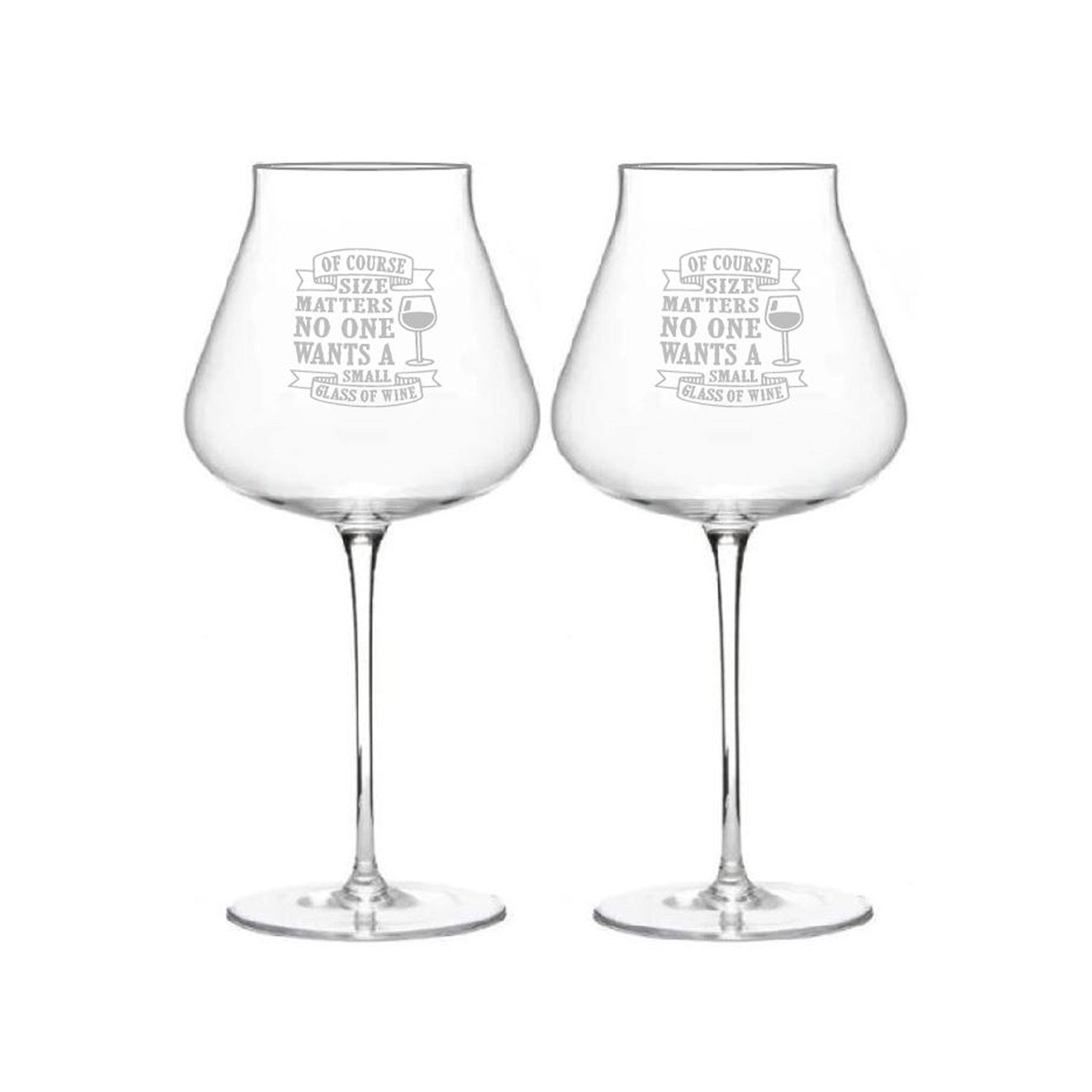 "Of Course Size Matters; No One Wants A Small Glass of Wine"