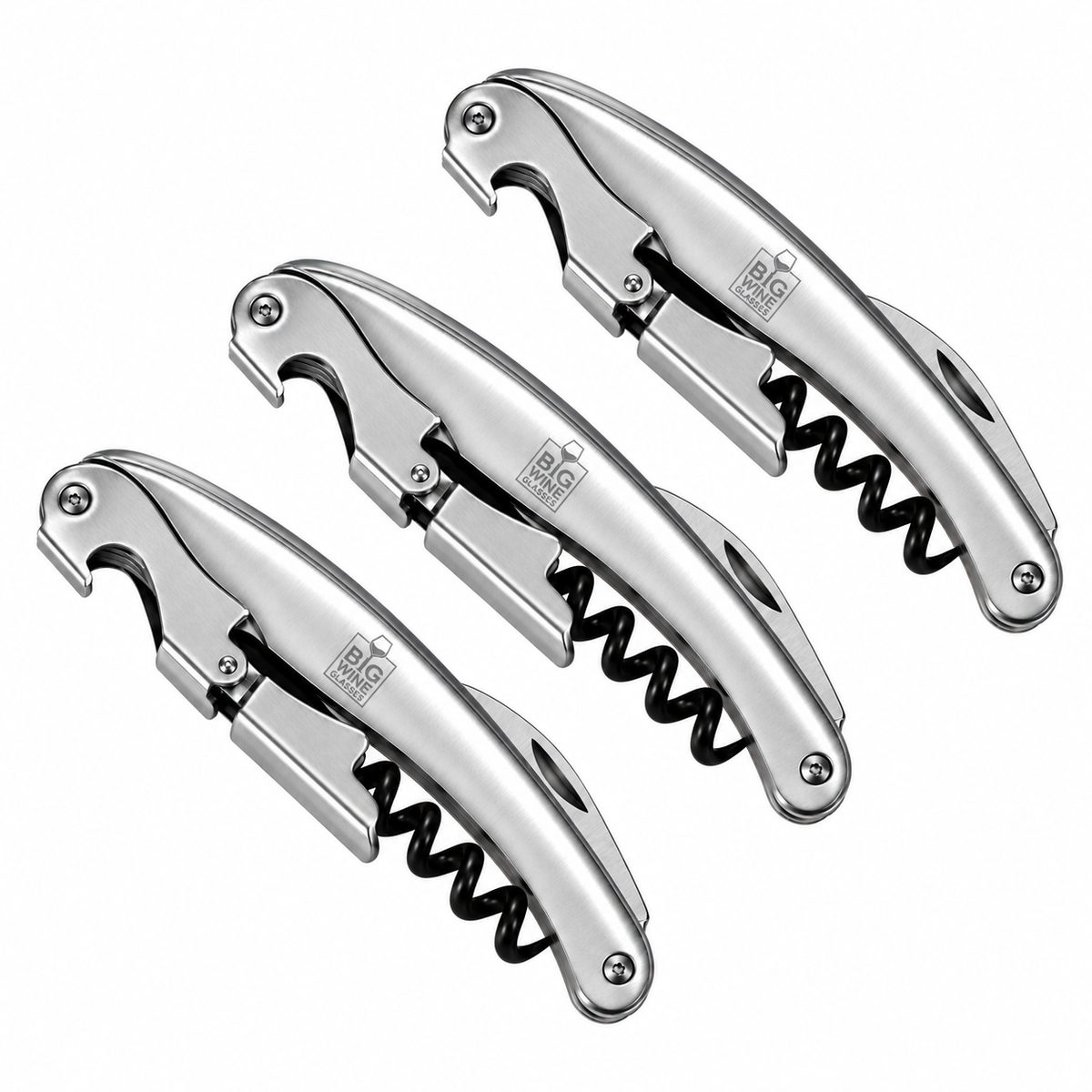 STAINLESS STEEL WINE OPENER 3 PACK - BUY 2 GET 1 FREE